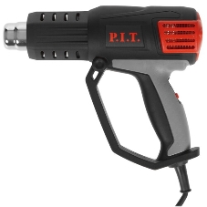 Технический фен P.I.T. PHG2001-C темп.350/550С черный