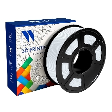 Филамент NV PRINT PCL (поликапролактон) белый для 3D печати диаметр 1.75мм масса 1 кг