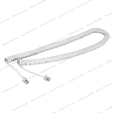 Кабель Rexant витой трубочный 4М телефонный белый