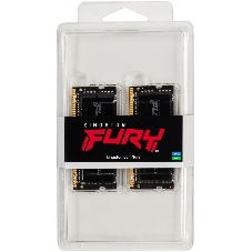 Оперативная память Kingston Fury Impact, DDR4, 64Gb (2x32Gb), 3200MHz, CL20, SO-DIMM