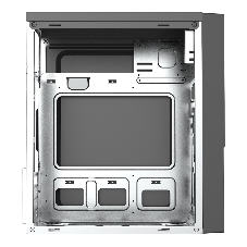 Компьютерный корпус Сase Forza mATX, 450W, 2xUSB 3.0, Black, w/o FAN, 12 см fan PSU, power cord