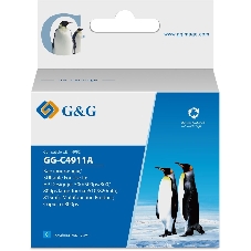 Картридж струйный G&G GG-C4911A голубой (72мл) для HP DJ 500/800C