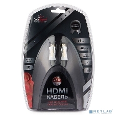 Кабель Cablexpert HDMI, серия Platinum, 1 м, v2.0, M/M, позол.разъемы, металлический корпус, ферритовые кольца, блистер
