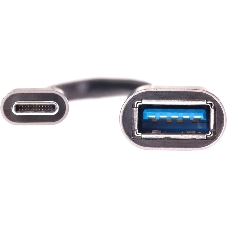 Кабель-адаптер Type-Cm --> USB 3.0 Af, OTG, 1,5A, 5,0Gbps, Alum grey 0,2m Telecom (TC409M)