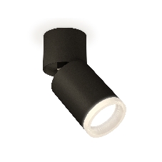 Светильник Ambrella Light XM6313081 SBK/BK/FR черный песок/черный/белый матовый MR16 GU5.3 (A2221, C6313, N6245)