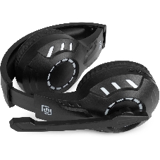 Гарнитура Oklick HS-L420G чёрный, беспроводная + проводная, Bluetooth, до 30 ч, подсветка