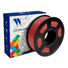 Филамент NV PRINT PCL (поликапролактон) красный для 3D печати диаметр 1.75мм масса 1 кг