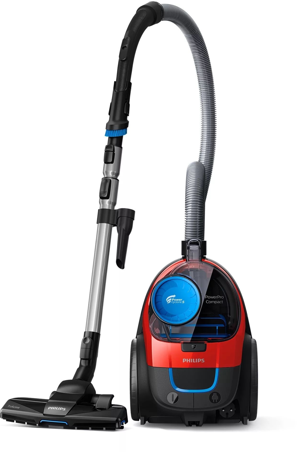 Пылесос Philips FC9330/09 красный/черный, 237/900 Вт, уборка сухая, пылесборник контейнер 1.5 л