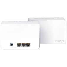 Домашняя Mesh Wi‑Fi система AX3000 Whole Home Mesh Wi-Fi 6 SystemSPEED: 574 Mbps at 2.4 GHz + 2402 Mbps at 5 GHzSPEC: Internal Antennas, 3× Gigabit Ports per Unit (WAN/LAN auto-sensing), 1024-QAM, OFDMA, HE160FEATURE: MERCUSYS APP, Router/AP Mode, One Unified Network, Seaml