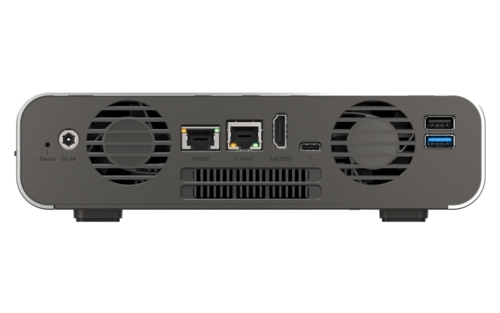 Сетевое хранилище без дисков SMB QNAP TBS-h574TX-i3-12G 5-bay E1.S or M.2 2280 PCIe NVMe, Intel Core i3-1320PE 8C(4P+4E)/12T up to 4.50GHz, 12 GB RAM, 1 x 10 GBASE-T, 2xUSB 3.2 Gen 1 port, 1xUSB 2.0 port, HDMI Output