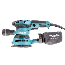 Эксцентриковая шлифовальная машина Makita BO5041 ЭШМ,300Вт,ф125мм,4000-12000об\м,ампл-2.8мм,1.4кг,кор,п\сборник,доп.рукоятка