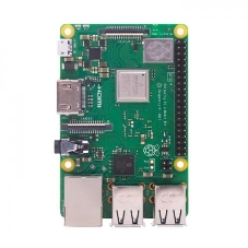 Микрокомпьютер Raspberry Pi 3 Model B+ Retail, 1GB RAM, Cortex-A53 (ARMv8) 64-bit SoC @ 1.4GHz Broadcom BCM2837B0 CPU, WiFi, Bluetooth, 40-pin extended GPIO, 4x USB 2.0, HDMI, CSI camera port, DSI displ.port, MicroSD port (137-3331) , (БП и корпус покупается отдельно),