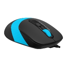 Мышь проводная A4Tech Fstyler FM10 черный/синий, 1600 dpi, USB, кнопки - 4