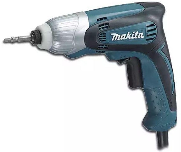 Дрель-шуруповерт Makita TD0100, 230 Вт, 100 Нм, щеточный, ударный