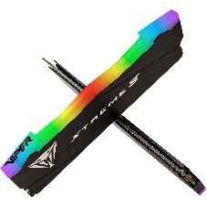 Оперативная память Patriot Viper Xtreme 5, DDR5, 48GB (2x24GB), 8000MHz, CL38, DIMM, с радиаторами, RGB, черный