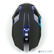 Мышь беспроводная Nakatomi MROG-20UR черный, 2400 dpi, радиоканал, USB, кнопки - 6