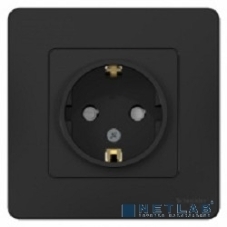 Розетка с/з С/У Антрацит со шторками, 16А, 250В BLNRS001116 Schneider Electric