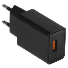 Сетевое зарядное устройство Cablexpert MP3A-PC-17, QC 3.0, 100/220V - 1 USB порт 5/9/12V, черный