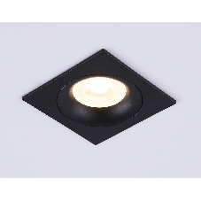 Светильник встраиваемый Ambrella light TN102729 BK черный GU5.3 92*92*23
