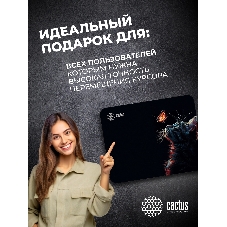 Коврик для мыши Cactus Night Cat 220x180x2мм (CS-MP-P12XS)