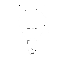 BLE1407 / Светодиодная лампа Mini Classic  LED 7W 6500K E14 матовое стекло