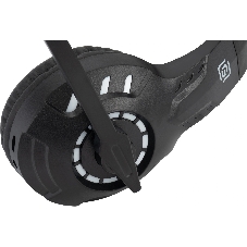 Гарнитура Oklick HS-L420G чёрный, беспроводная + проводная, Bluetooth, до 30 ч, подсветка