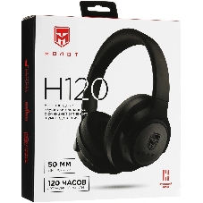 Беспроводные/проводные наушники URAL Молот Н120 черный, полноразмерные, Bluetooth + проводной, до 25 ч
