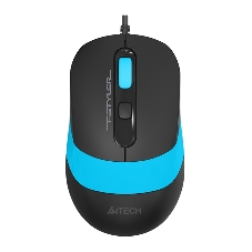 Мышь проводная A4Tech Fstyler FM10 черный/синий, 1600 dpi, USB, кнопки - 4