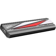 Внешний SSD Netac ZX20L, 512 Gb, USB 3.2 Gen 2x2 Type-C, R/W 2000/1800, черный