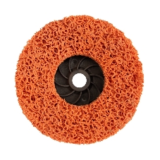 Круг зачистной Kranz коралловый CERAMIC 125xМ14, быстрая установка, адаптер