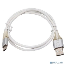 Кабель Filum USB 2.0 Pro, 1 м., 2A, индикатор заряда, разъемы: USB A male- USB Type С male, пакет. (FL-CPro-U2-AM-CM-1M-L1)