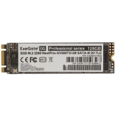 Накопитель SSD ExeGate NextPro+ UV500TS128, 128Gb, M.2, SATA 3, R/W 558/497