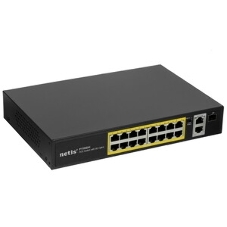 Коммутатор Netis 16PORT 10/100M 16POE+2XGE+SFP P116GH