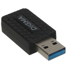 Сетевой адаптер WiFi Digma DWA-AC1300C AC1300 USB 3.0 (ант.внутр.) 1ант. (упак.:1шт)