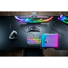 Игровой коврик для мыши Razer Firefly V2 Pro - Phantom White Ed. Mousepad/ Razer Firefly V2 Pro - Phantom White Ed. Mousepad