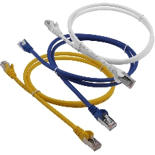 Патч-корд LANMASTER LSZH FTP кат.5e, 1.0 м, красный
