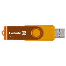 Exegate EX302037RUS USB-флеш накопитель ExeGate Jet 8GB жёлтый (USB2.0, 480Mbps, пластик/металл)