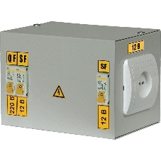 Ящик с понижающим трансформатором ЯТП 0.25 220/36B (2 авт. выкл.) IEK MTT12-036-0250 Ящик с понижающим трансформатором ЯТП 0.25 220/36B (2 авт. выкл.) IEK MTT12-036-0250