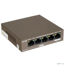 Коммутатор Tenda TEG1105PD, 5×1 Гбит/с PoE, неуправляемый