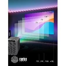 Проектор Cactus CS-PRC.07B.Full HD-A LCD 9400Lm LS 350Lm ANSI (1920x1080) 2000:1 ресурс лампы:50000часов 1xUSB typeA 1xHDMI 1кг