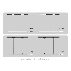 Трековый однофазный подвесной светодиодный светильник Ambrella light GL6782 WH белый LED 24W 3000K 600*22*1025