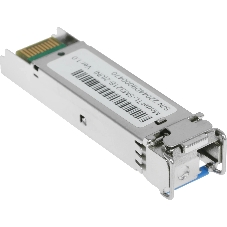 Модуль TP-Link SFP 1000Base-BX WDM Bi-Directional SFP module, TX: 1310 nm and RX: 1550 nm, 1 LC Simplex port, up to 2 km transmission distance in 9/125 μm SMF (Single-Mode Fiber), Supports Digital Diagnostic Monitoring (DDM).
