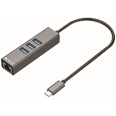 Сетевой адаптер ORIGO OU330N/A1A USB-C, 3xUSB 3.0, 1x1000Base-T