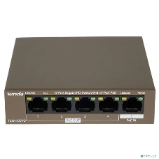 Коммутатор Tenda TEG1105PD, 5×1 Гбит/с PoE, неуправляемый