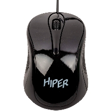 Мышь проводная HIPER HOM-031 черный, 1000 dpi, USB, кнопки - 3