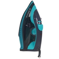 Утюг BRAYER BR4019 голубой/черный, 2400 Вт, 25 г/мин, 140 г/мин, 320 мл