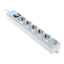 Фильтр-удлинитель PowerCube PRO (SPL(5+1)-16B-P-3M) 3.0 м, LC контур - подавление В/Ч помех, 16А/3,5кВт