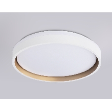 Светодиодный светильник RGB Ambrella light FZ601 WH/GD белый/золото IP20 46W 3000K-6500K+RGB D390*80 (ПДУ ИК)