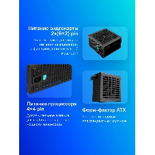Блок питания Deepcool/GamerStorm PF400, 400Вт, 80 PLUS, 120мм, черный