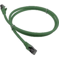 Патч-корд LANMASTER LSZH FTP Cat.6A, 1.0 м, зеленый
